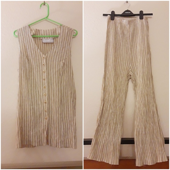 Vintage Other - Retro 90s/00s y2k striped set